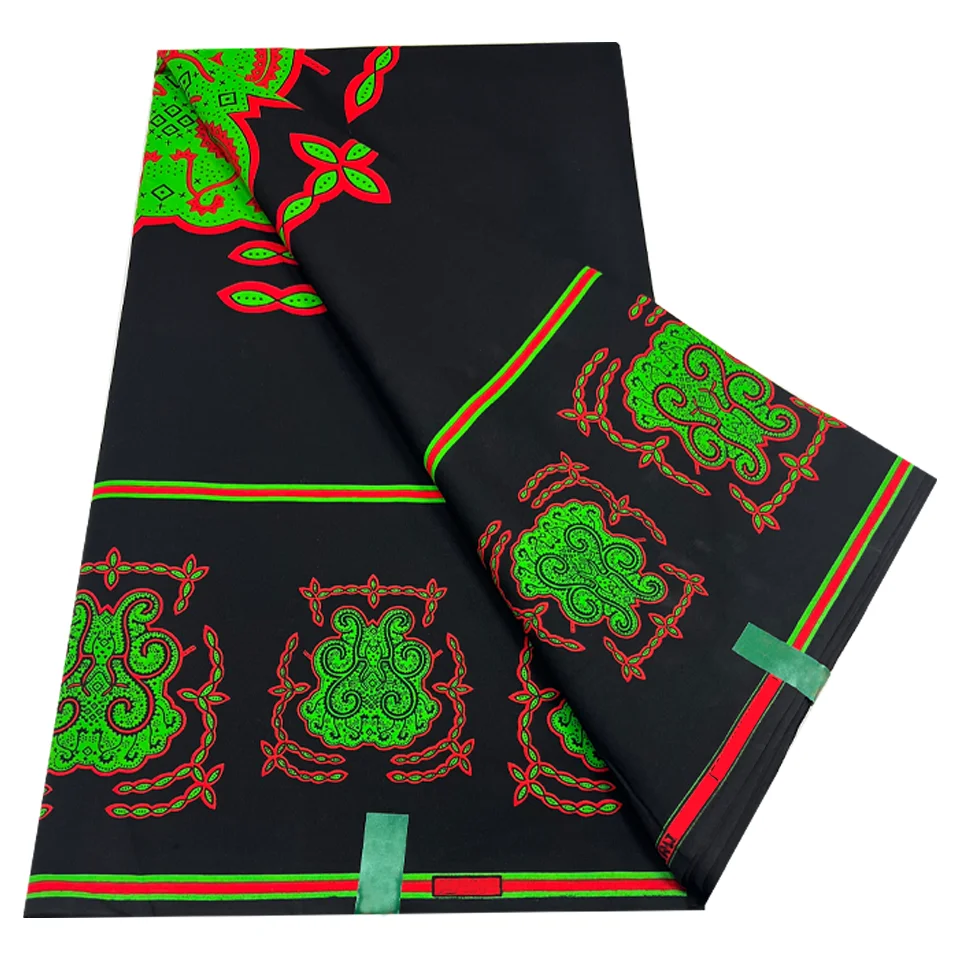 New Designs Ankara Fabric 100% Cotton Tissu Pagne Africaine Pagne Wax Africain Ankara Wax Print Supplier 6 Yards