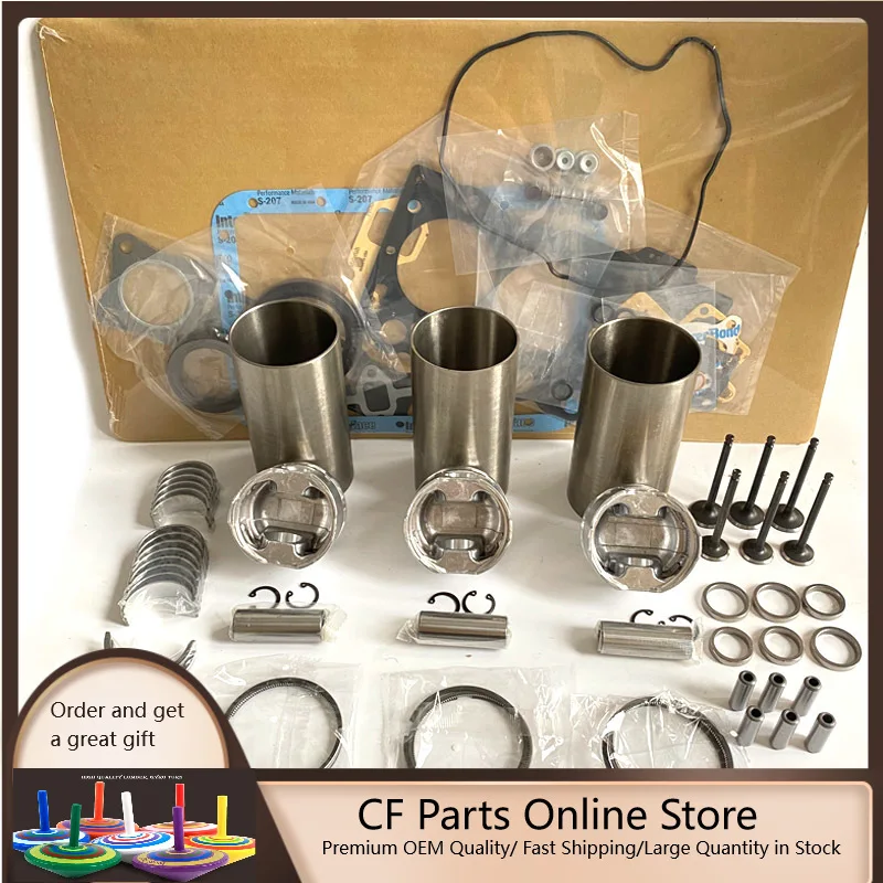 

3D95 3D95S-W-1 Engine Overhaul Rebuild Kit For Yanmar Komatsu Excavator PC50UU-1