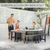2 Medium and Tall PureSpa Benches 4 Person Above Ground Spas Seating and Storage Solution Round Spa Models with 77in Diameter 6
