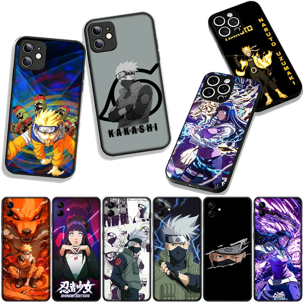 Hinata Hyuga & Kakashi Naruto-Themed Phone Cover Case