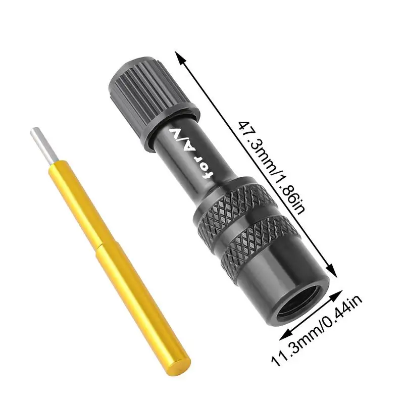 Bike Fork Schraders Valve Adapter MTBs Road Bicycle Rear Shock Inflatable Valve Adapter Bike Air Fork Tool