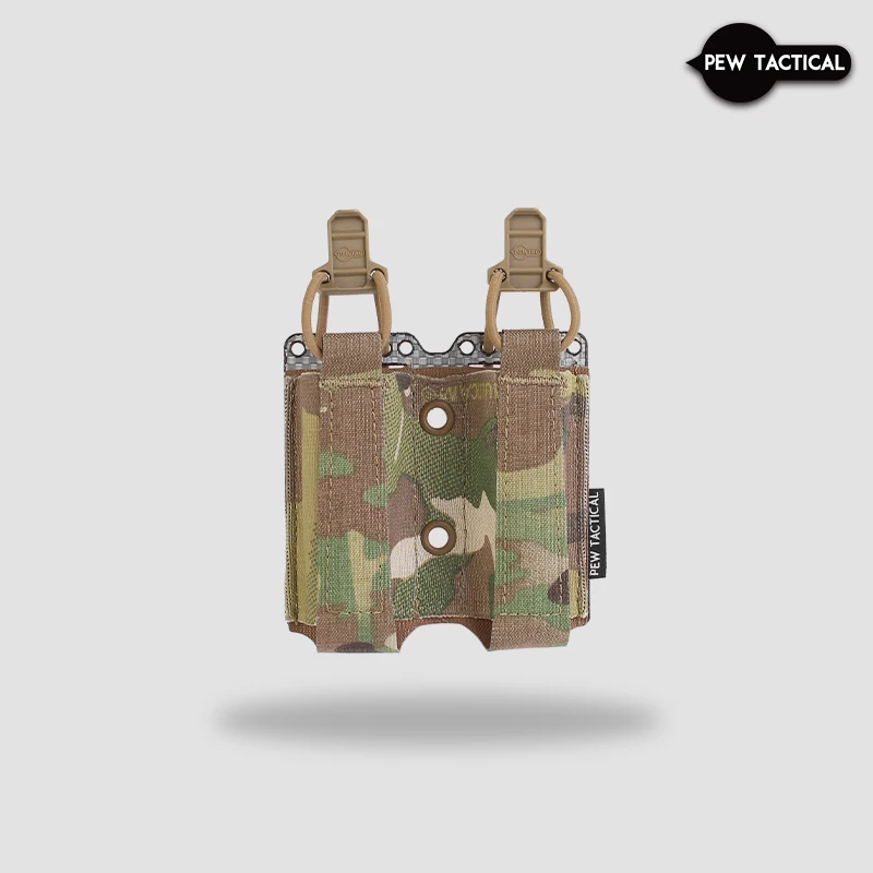 

PEW TACTICAL FERRO STYLE Double Elastic Pistol 9MM Pouch Airsoft P072