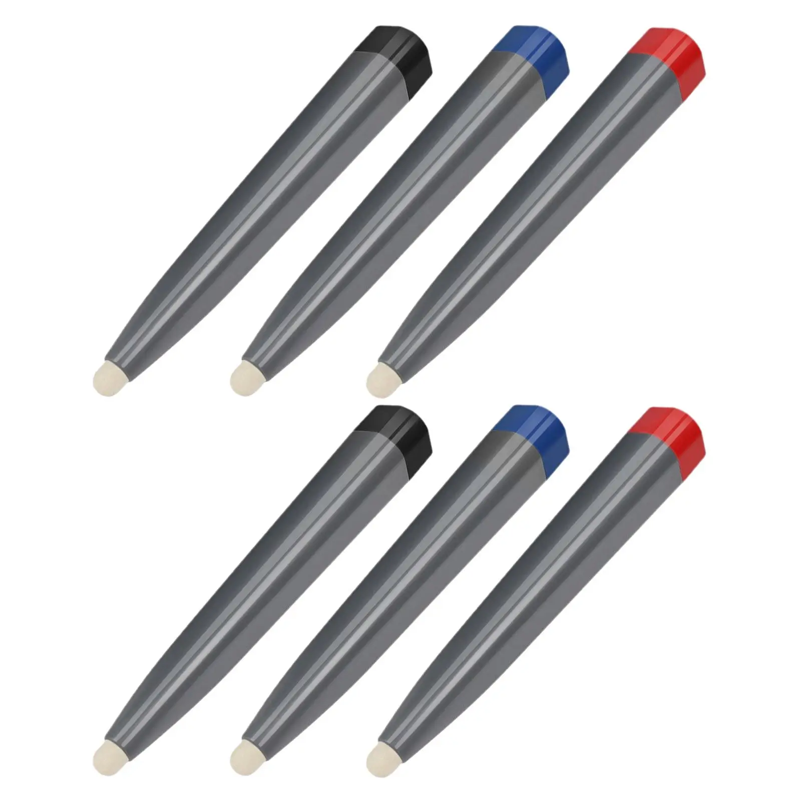 6Pcs 전자 화이트 보드 터치 펜 소프트 팁 스타일러스 교사 펜 대화 형 패널 용 디지털 보드 마커 교실 액세서리