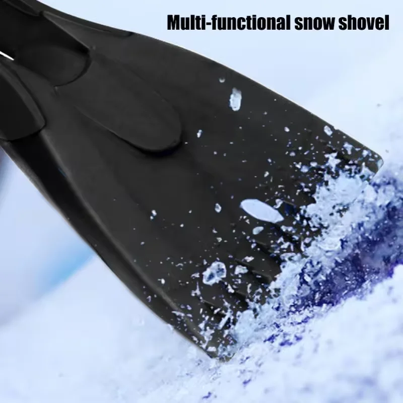 Car Ice Scrapers Snow Shovel Soft Handle Ice Removal Winter Cleaning Squeegee Tools