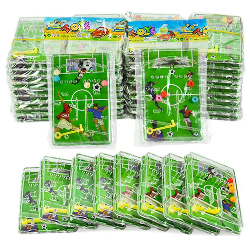 

10/20pcs New Soccer Pinball Game Board Children's Puzzle Maze Field Shooting Pattern Toys Children's Party Interactive Play Toys