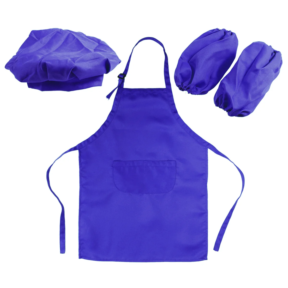

Kids Chef Set Complete Kids Kitchen Gift Playset with Chef’s Hat Apron and Cooking Sleeve for Cooking Baking Painting