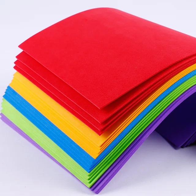 10pcs/set 20x30cm 2mm Colorful Eva Foam Sponge Paper Sheet NO Glue Scrapbooking Crafts Diy Christmas Handicraft 3