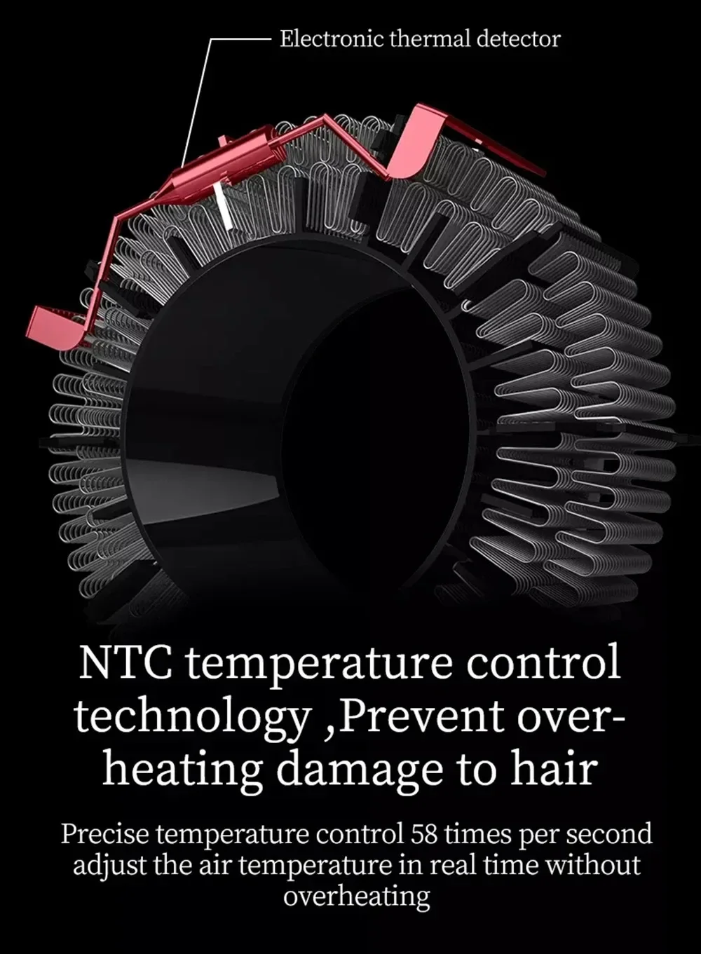 Leafless Professional High Speed 110000RPM Hair Dryer Negative Ion Hair Care Salon Styler Styling Tools Powerful Wind 6