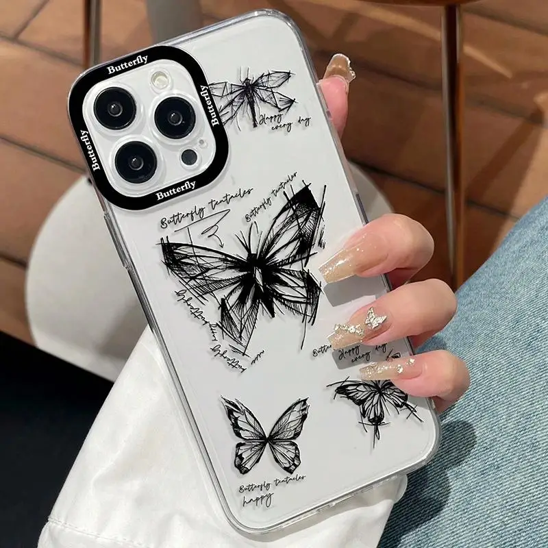Butterfly Soft Silicone Phone Case Cover