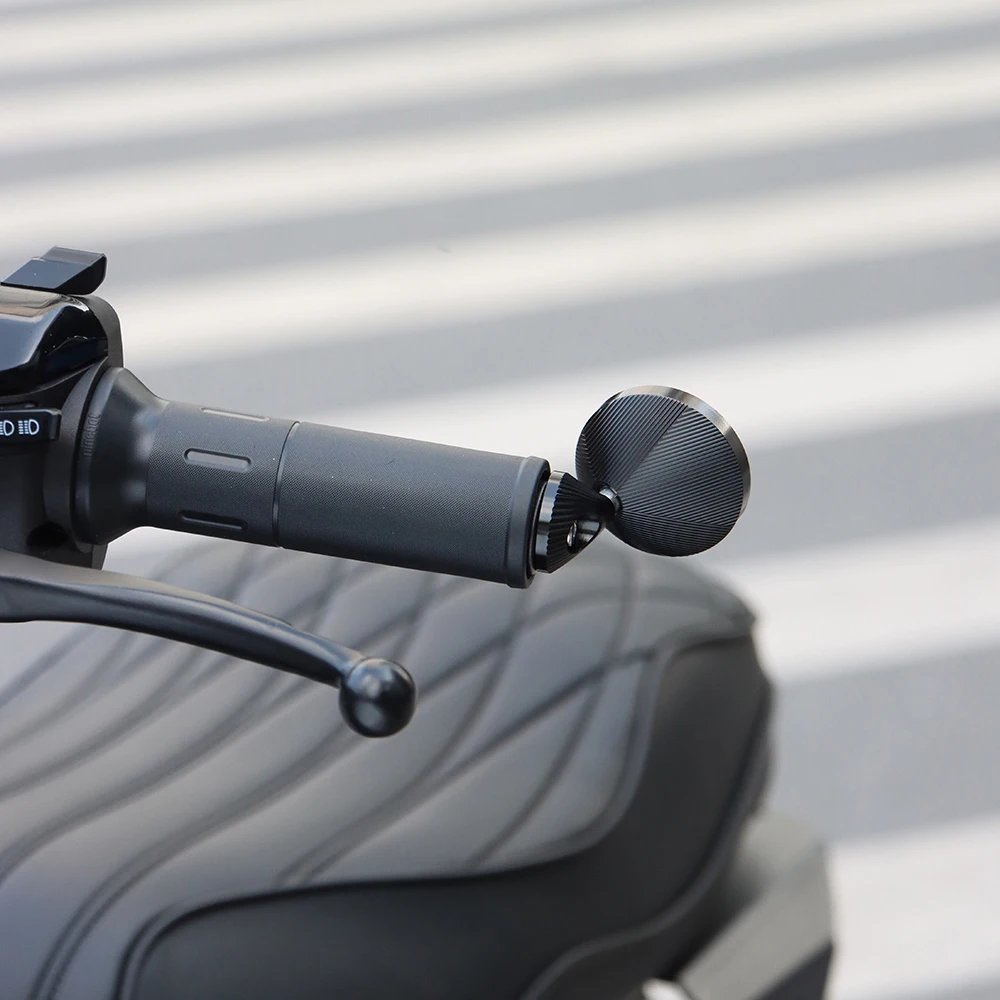 Adjustable Viewing Angle Mirrors Motorcycle Mirrors Adjustable Mirrors Handlebar Mirrors Aluminum Alloy Construction