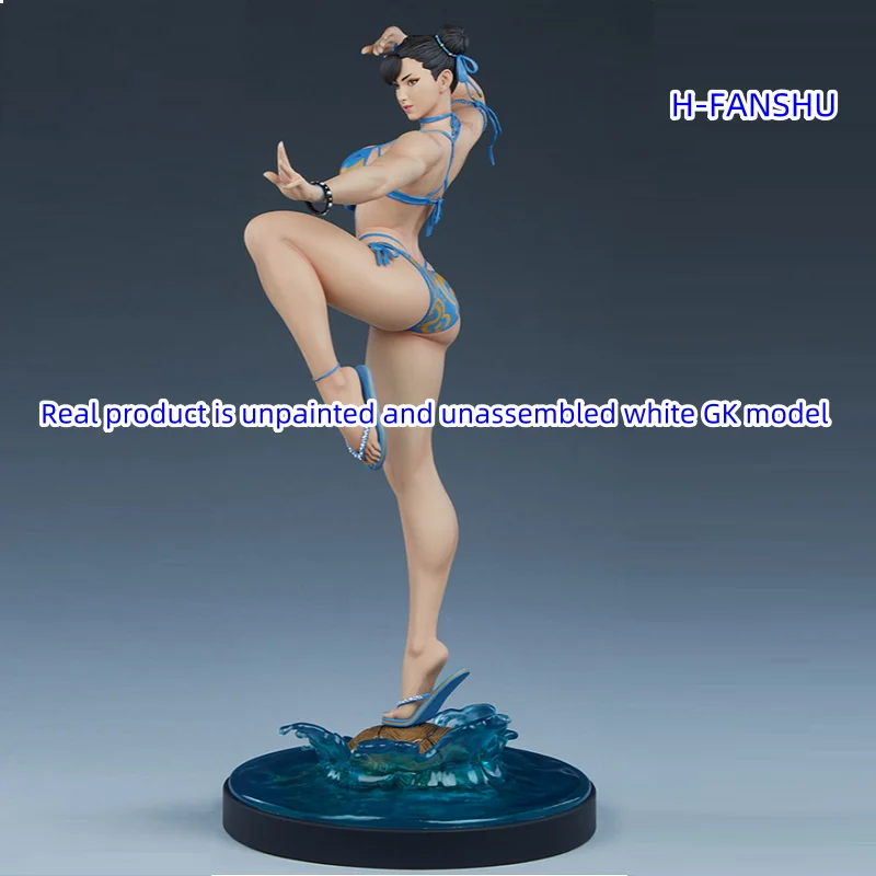 

H-FANSHU H208 GK модель CHUN-LI chunli фигурка Garate наборы Неокрашенная только модель Продажа-сборка 3D печатная продукция