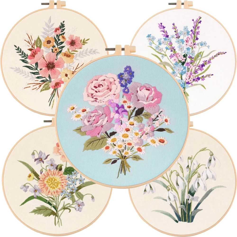 Flower Embroidery Starter Kit 5