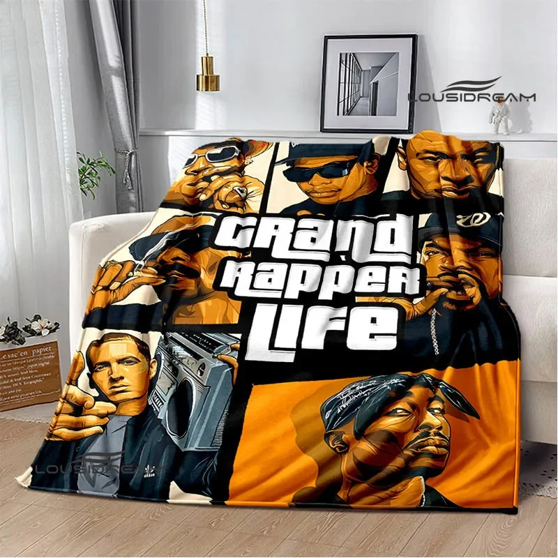 

WU-TANG-CLAN HIP-HOP combination Printed blanket Flannel Warm blankets Soft and comfortable blanket bed linings Birthday Gift