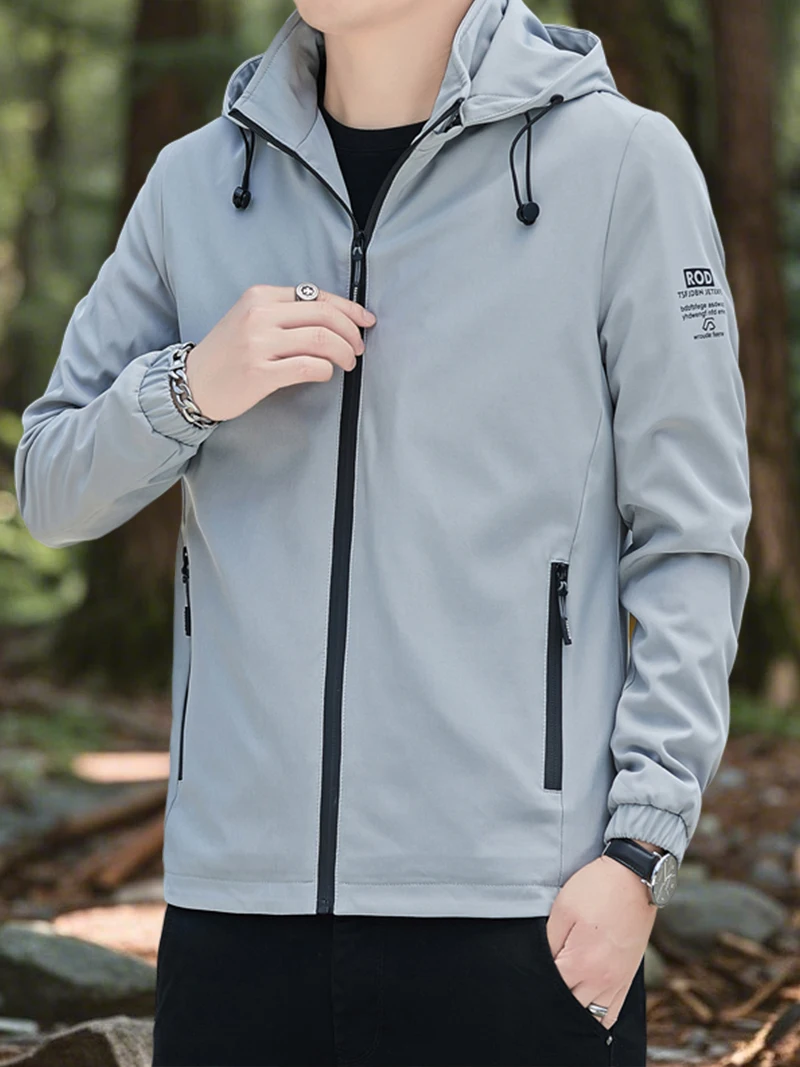 Zip Up Hooded Jacket 1