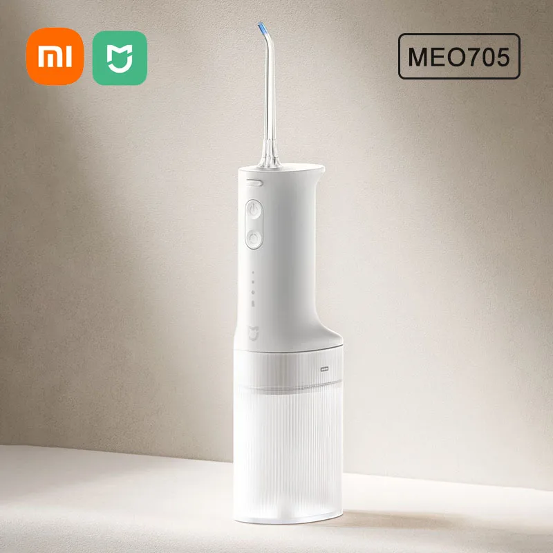 New Xiaomi Mijia Portable Oral Irrigator 2 MEO705 Dental Teeth Whitening Flosser Bucal Tooth Cleaner Waterpulse Water Thread