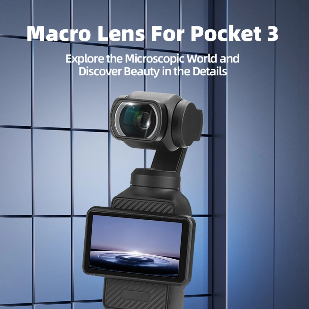 For DJI Osmo Pocket 3 Gimbal Camera Macro Lens Macro Filter Lens Protection for DJI Osmo Pocket 3 Lens Accessories