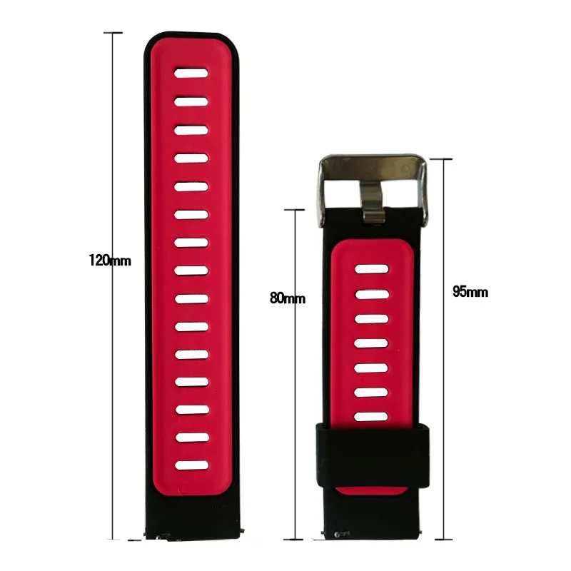 Premium Silicone Sports Strap - Durable and Comfortable Wristband for Smartwatches