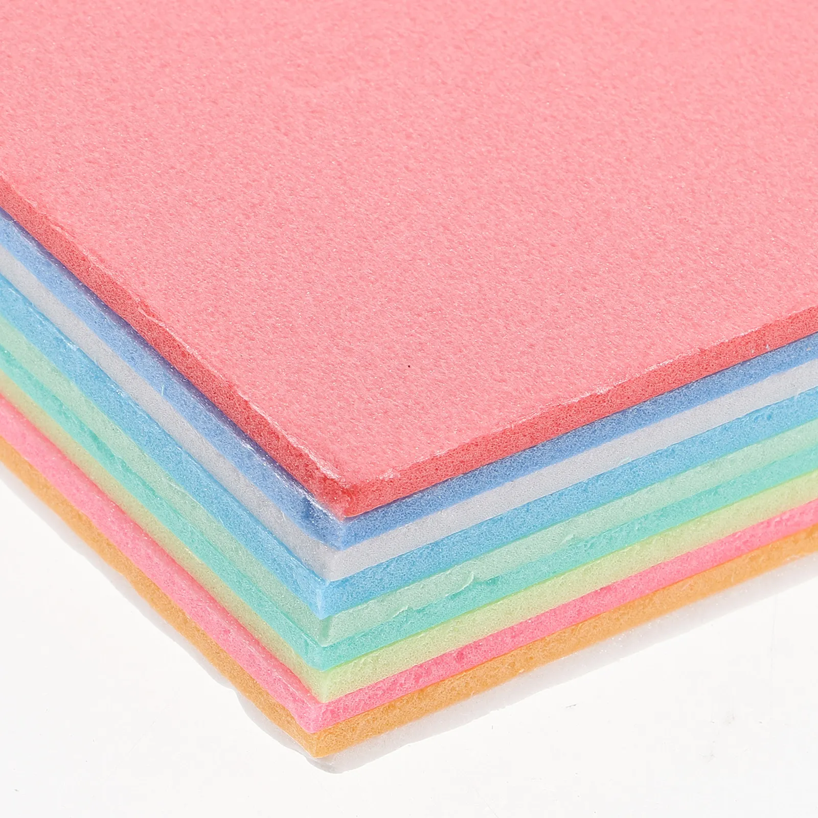 10Pcs A4 폼 시트 어린이를위한 여러 가지 빛깔의 두꺼운 쉬운 컷 공예 종이 DIY 판화 수제 미술 학교 용품