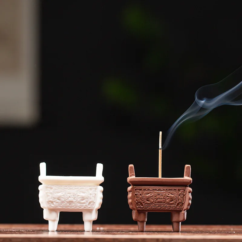 Ceramic Small Incense Stick Burner Tabletop Decoration Home Incense