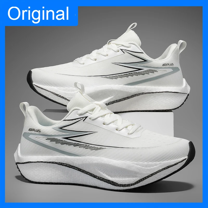 Unisex Sports Shoes Trendy Mesh Breathable Outdoor Running Spring Tennis Shoes 2026 New Comfortable Thick Soled Running Shoes 3