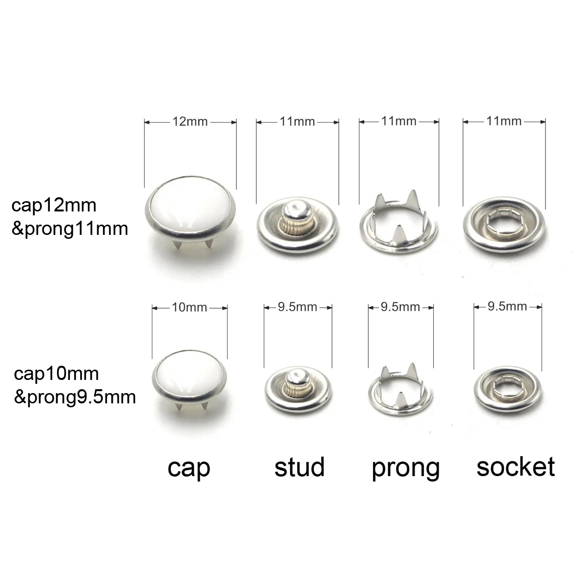 Fabric Cover Metal Popper Snap Button - China Button and Snap Button price