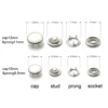 KALASO 1Set Resin Pearl Snap Fasteners Dies Ring Press Studs Snap Buttons Poppers Mould Tool For Hand Made DIY Craft Supplies 2