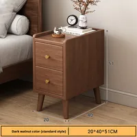 Table de chevet multifonctionnelle pour la maison, petite armoire de rangement étroite pour chambre à coucher 3