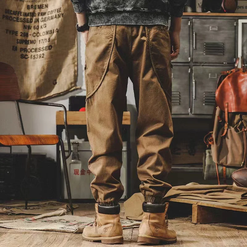 Men Military Tactical Pants High Quality Khaki Casual Joggers Camouflage Cargo Pants Multi-Pocket Fashions Black Army Trousers