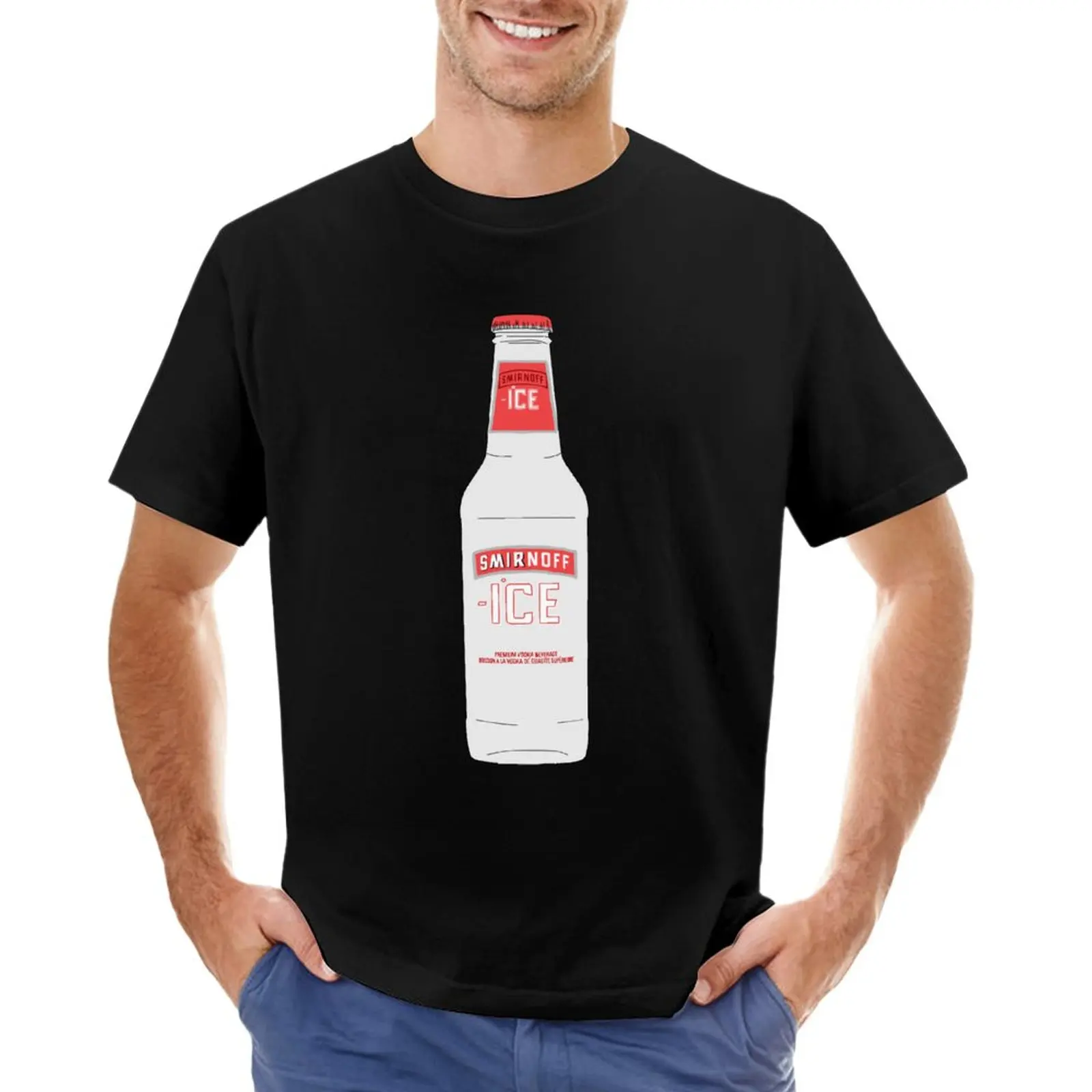 

Smirnoff Ice T-Shirt Tee shirt t shirt man black t shirts mens cotton t shirts