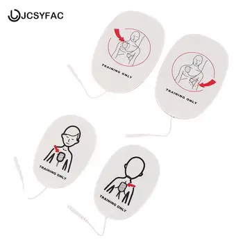 응급 처치 훈련 교체 패드, AED 훈련 장치 패치, 성인 훈련 범용 트레이너, 2 개