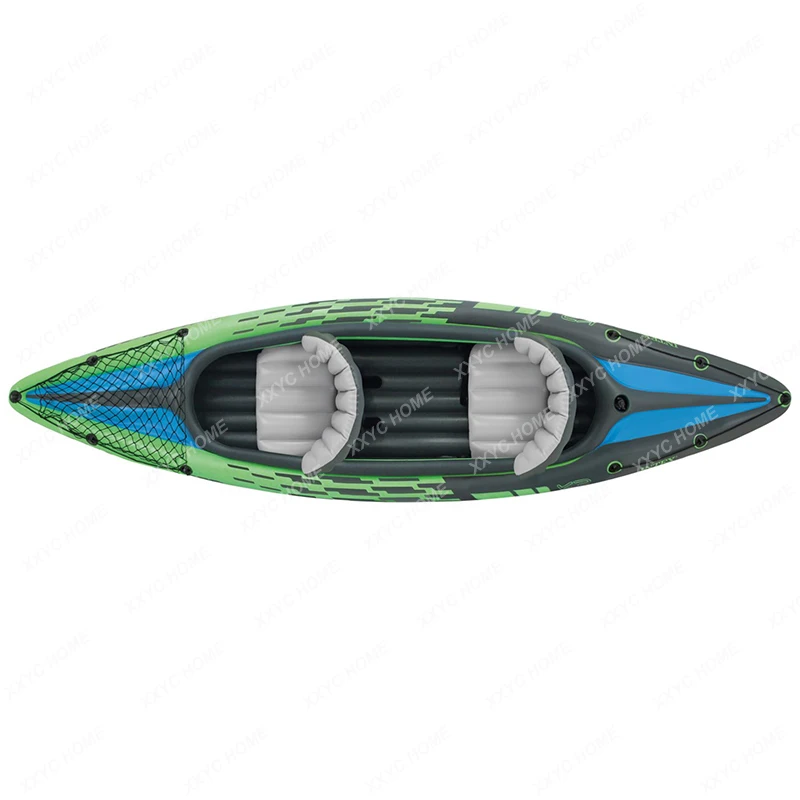 

Two-Person Inflatable Boat Canoe Double Kayak Thickened Rubber Raft