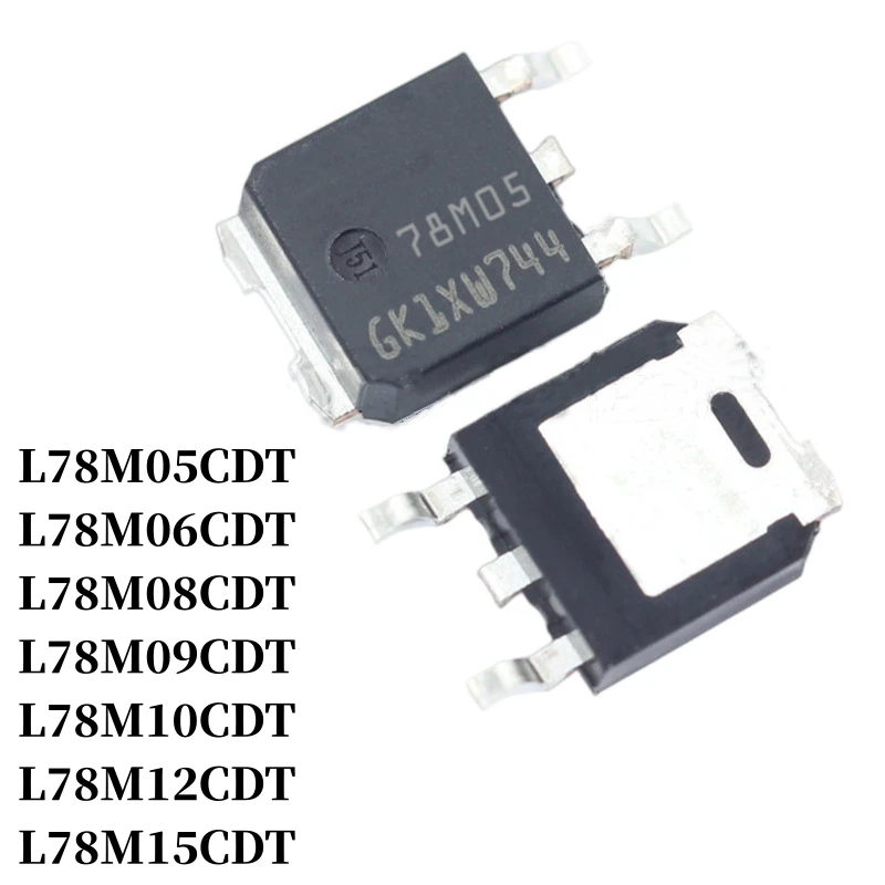 20 ~ 1000 шт. L78M05CDT L78M06CDT L78M08CDT L78M09CDT L78M10CDT L78M12CDT L78M15CDT SMD TO-252 LDO 3-клеммный Регулятор IC