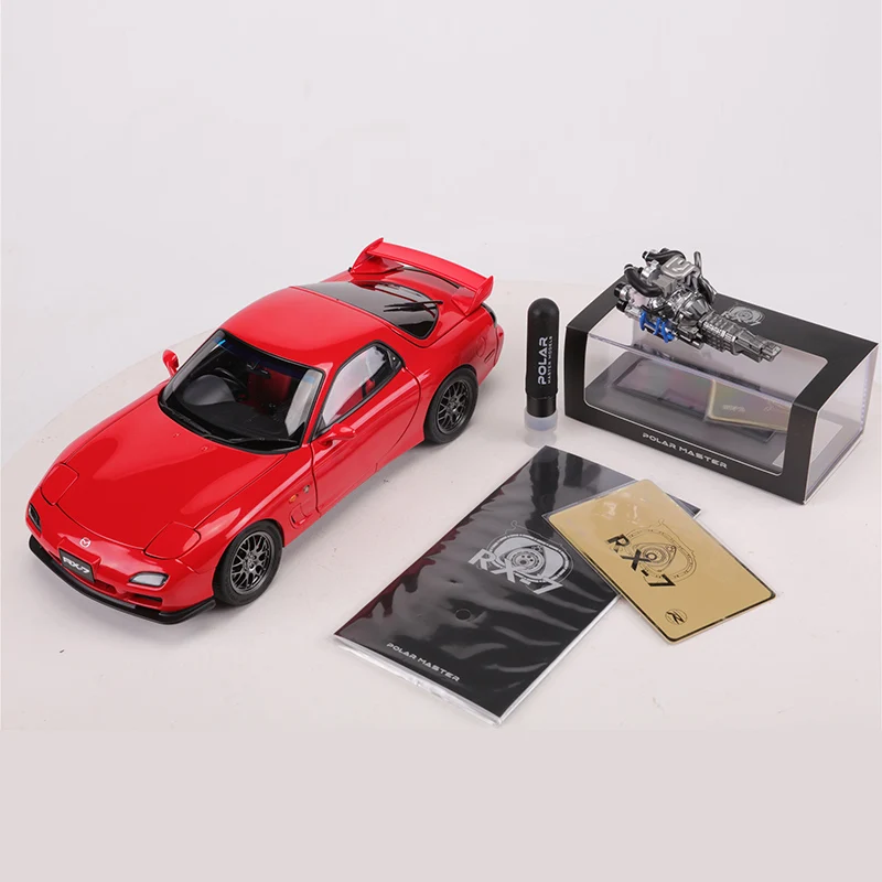 POLAR MASTER 1:18 Mazda RX7 Diecast Alloy model Car