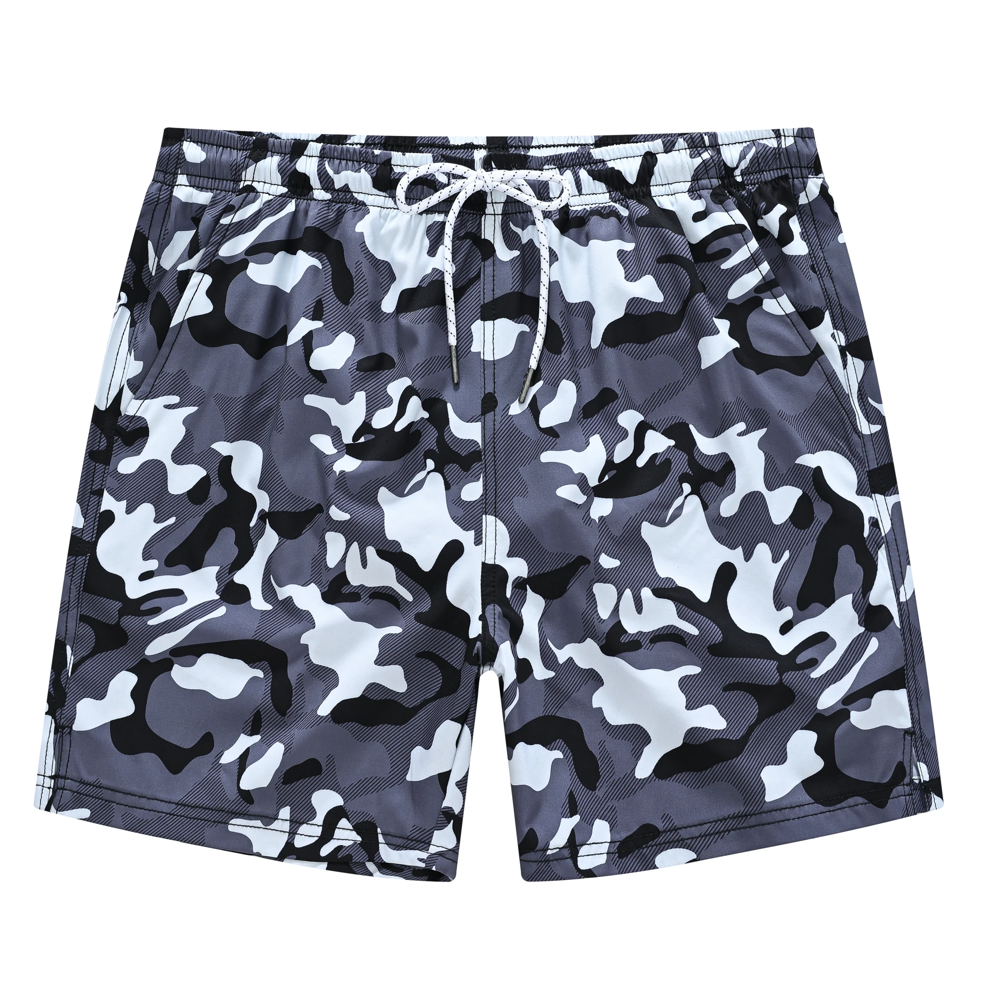 Summer Men's Swim Trunks Quick Dry Swim Shorts Beach Board Swimsuit with Mesh Lining Swim Wear Cartoon Printed Trunks