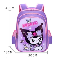 Melody Kuromi School Book Bag Zipper Messenger Teens Children Boys Girls Students School Best Gift