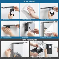 TAILI Acrylic Mirror With Wall Suction Shower Mirror with Razor Holder For Man Shaving Fogless Women Makeup Portable Bathroom - Image 5