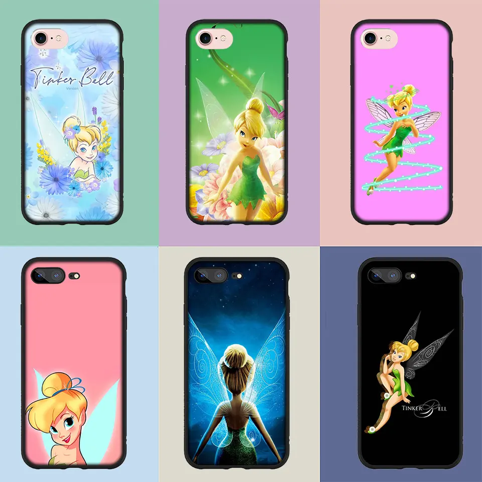 Tinkerbell Tinker Bell Cartoon Soft Cover Casing for iPhone 14 13 12 Mini  11 Pro XS Max X XR 6 7 8 6S Plus + Phone Case - AliExpress, image size:960x960