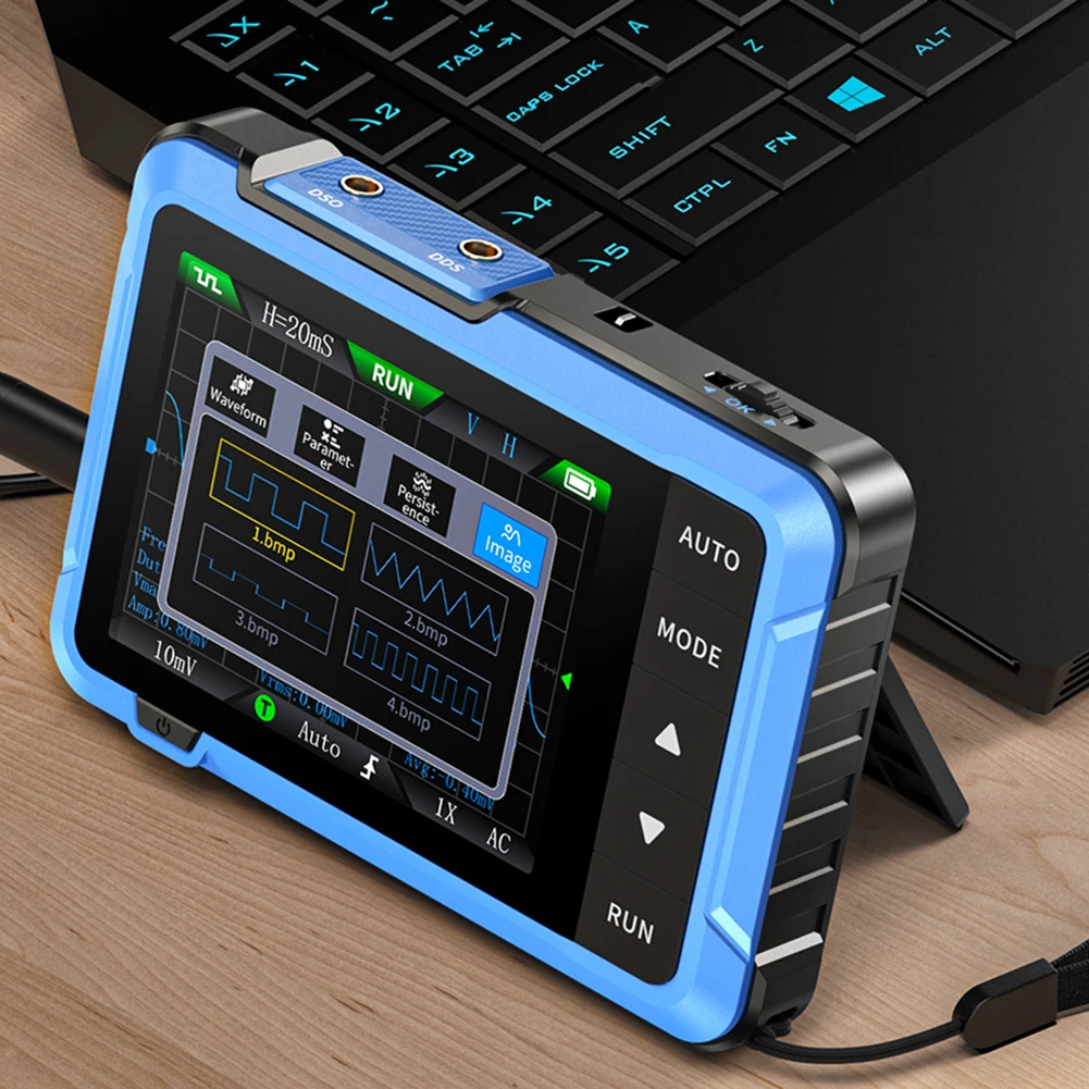 2.8 inch Display Efficient DSO510 Digital Oscilloscope with Multi Function Signal Generator for Electrical Testing and Analysis digital oscilloscope