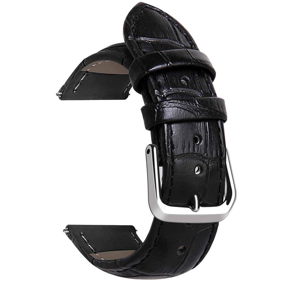 Premium Calfskin Leather Watch Strap with Free Tool - Universal Fit