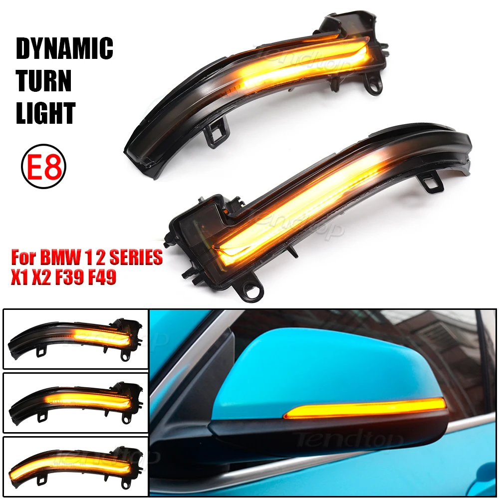 

Dynamic Blinker Turn Signal LED Light For BMW X1 F48 2016-2018 2 Series F45 F46 X2 F39 Sequential Side Mirror Indicator Light