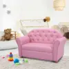 Costway Kids Sofa Princess Armrest Chair Lounge Couch Children Toddler Gift 2