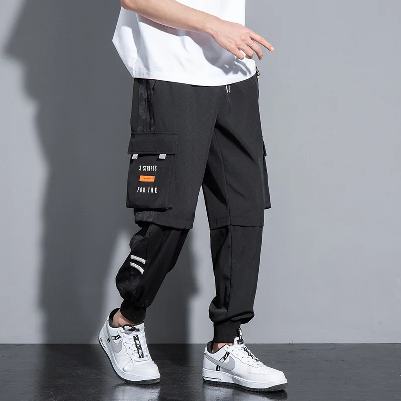 2024 New fashion Men Cargo Pants Work Casual Training Trousers Overalls Clothing Joggers Hiking Mens Pant loose Casual pants