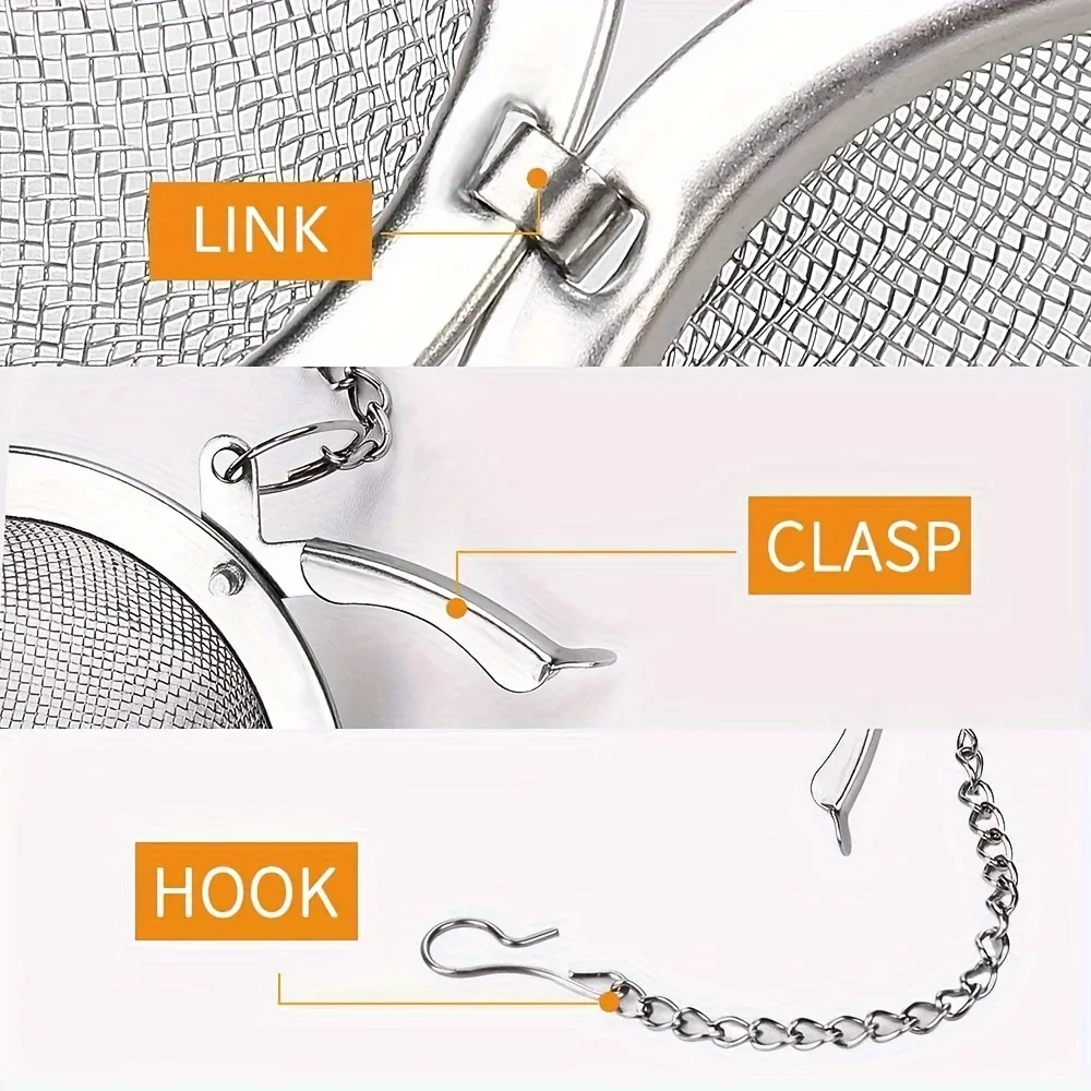 Tea Infuser Stainless Steel Ball Set for Loose Leaf Spices