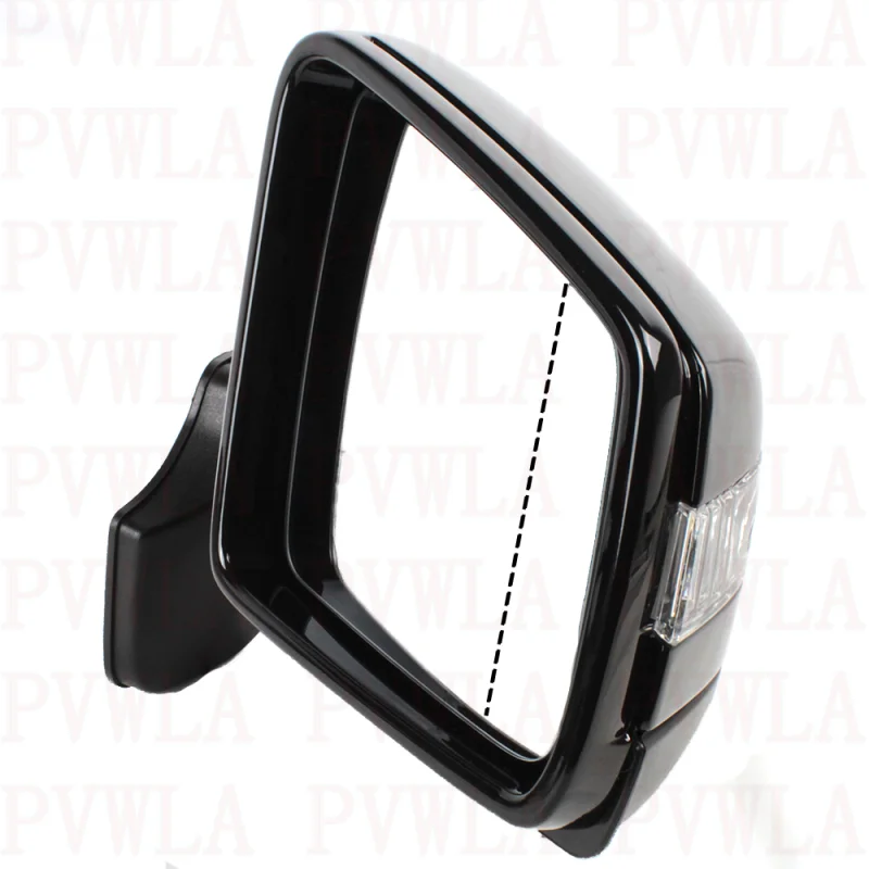 10 Pins Black Painted Heated Mirror A4638109316 A4638109416 For 