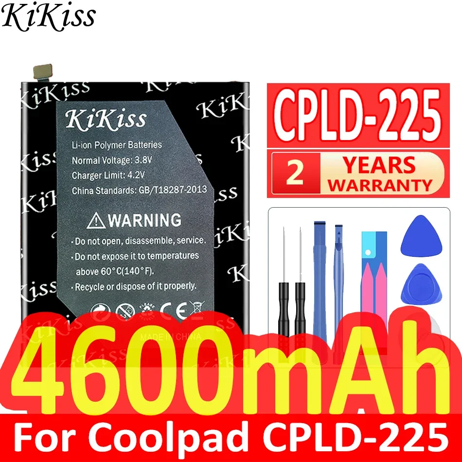 

4600mAh KiKiss Powerful Battery CPLD225 For Coolpad CPLD-225 Mobile Phone Batteries