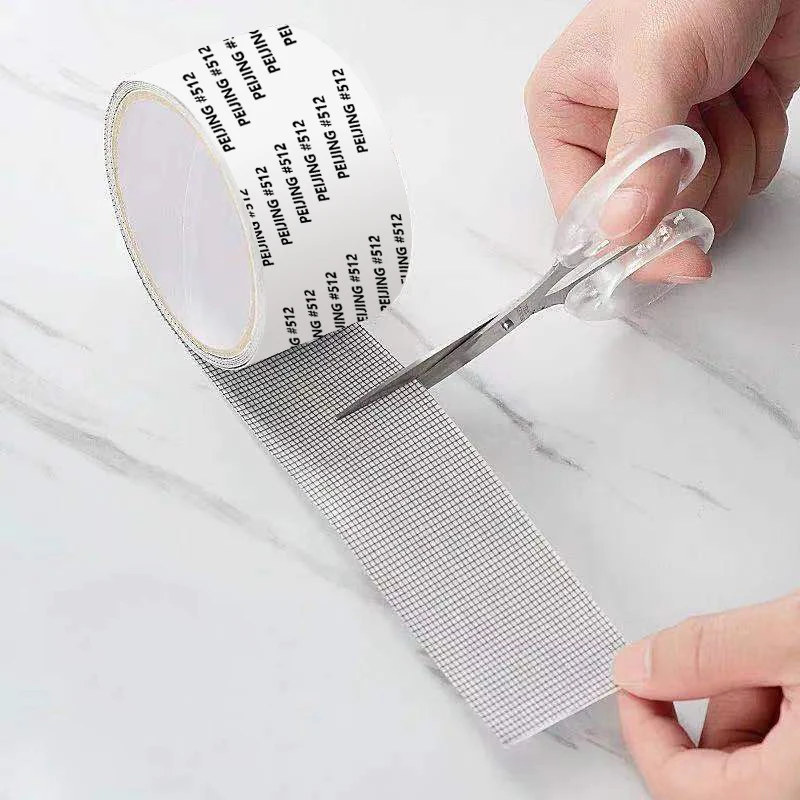 Window Screen Repair Tape Self Adhesive Fiberglass Mesh Tape Net Door Fix Patch Anti Insect Mosquito Mesh Broken Holes Repairing window screen repair tape