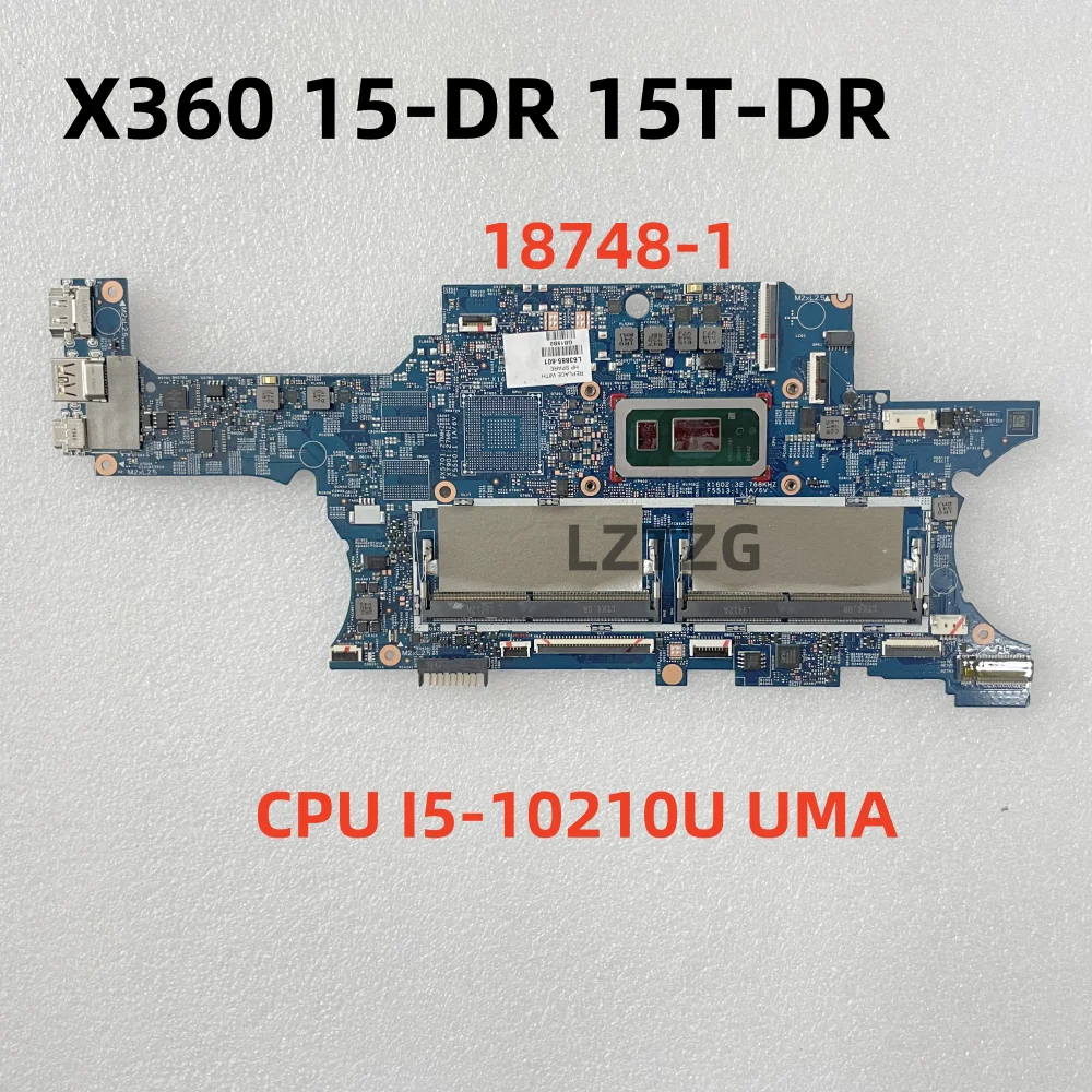 18748-1 For HP ENVY X360 15-DR 15T-DR Motherboard CPU I5-8265 I7