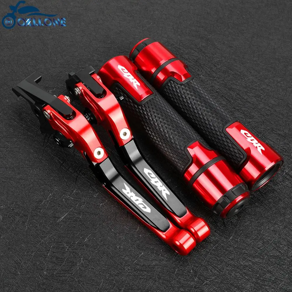 

FOR HONDA CBR125R CBR150R CBR 250R 250RR 300R 500R Motorcycle Accessories CNC Adjustable Clutch Brake Lever Handlebar grips ends