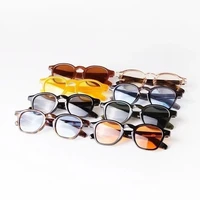 Tendance dégradé bleu coquille de tortue Rivets lunettes de soleil femmes marque concepteur Vintage petit carré hommes nuances lunettes de soleil UV femme 6