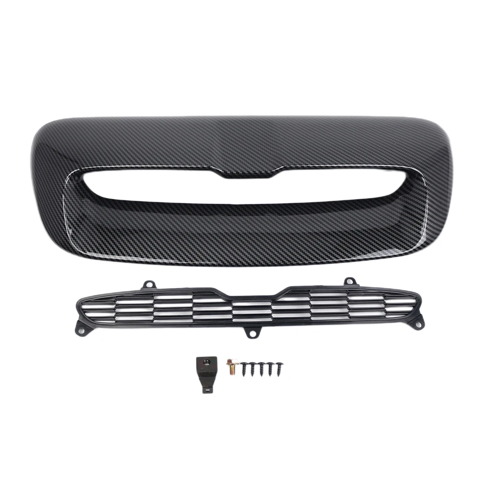 

Carbon Pattern Black Hood Scoop Air Vent for Mini R55 R56 R57 R58 Customizable and Enhances Cooling Efficiency